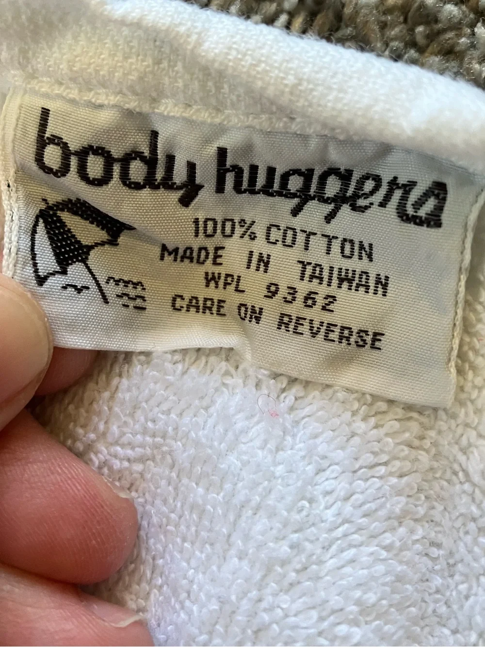 Vintage 1980s Body Huggers Beach Towel Exercising Teddy Bears 100% Cotton